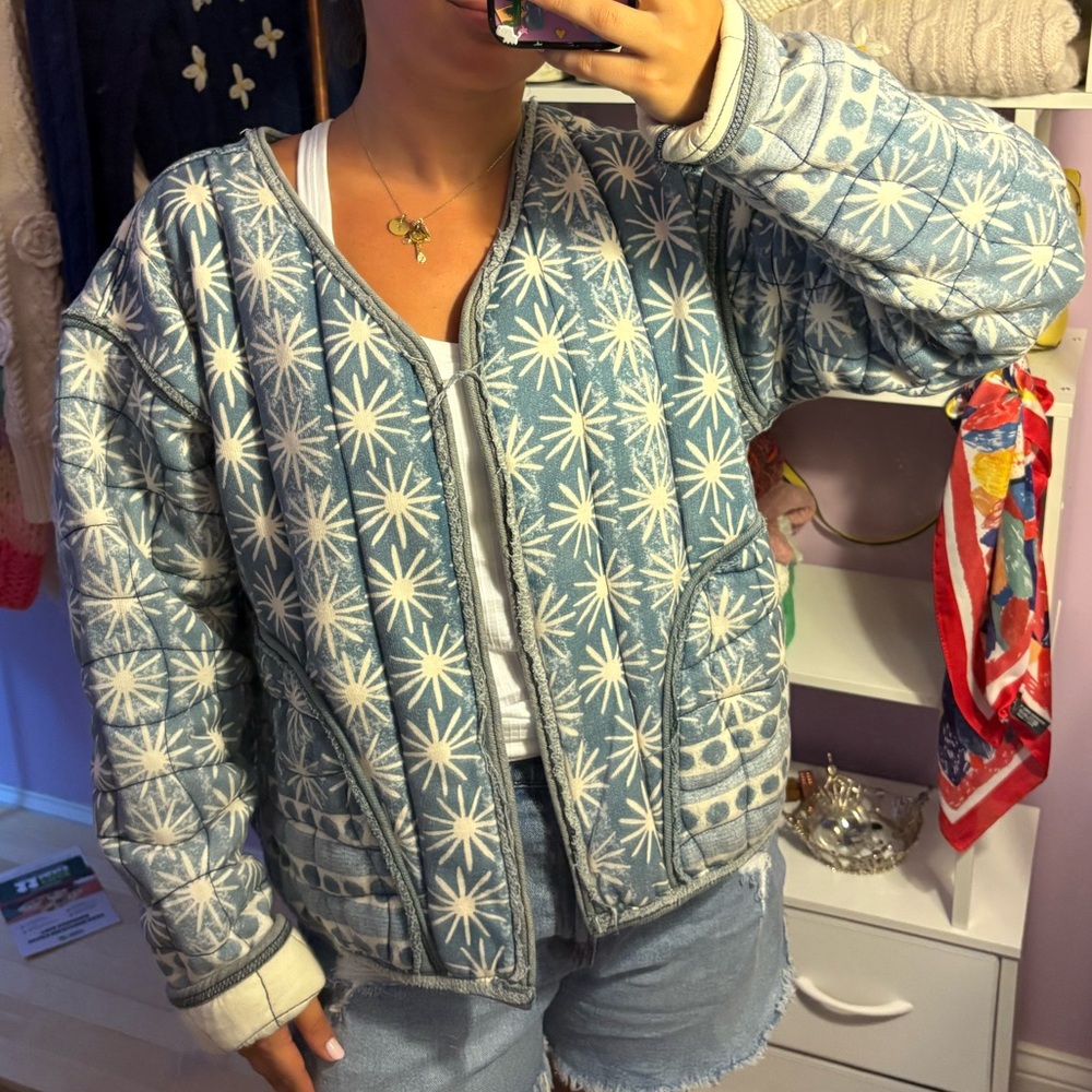 We The Free Kara Quilted CardiJacket
